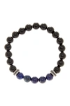 Stephen Oliver Lapis & Onyx Harmony Bracelet In Blue