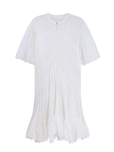 Isabel Marant Étoile Slayae Dress In White
