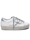 Golden Goose Leather Star Patch Low Top Sneakers In White