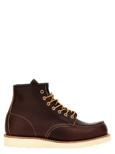 RED WING SHOES RED WING SHOES 'CLASSIC MOC' ANKLE BOOTS