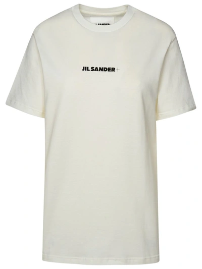 Jil Sander T-shirt Logo In White