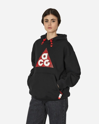 Nike Acg  Lny  Hooded Sweatshirt Black In Multicolor