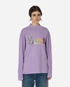 Erl Embroidered T-shirt In Purple