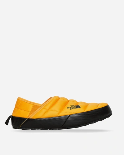 The North Face Thermoball Traction V Mules In Zu3 Summit Gold/tnf Black
