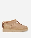 UGG ULTRA MINI CRAFTED REGENERATE BOOTS SAND