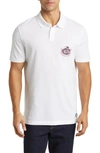 Hugo Boss Boss X Nfl Cotton Polo In New England Patriots White