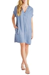 Splendid Chelsea Sleeveless Mini Dress In Indigo In Blue