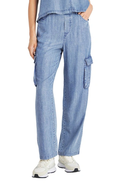 Splendid Aven Indigo Straight-leg Cargo Pants