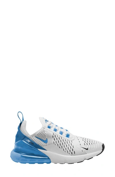Nike Air Max 270 Trainers In White And Blue