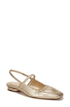 Vince Venice Metallic Slingback Ballerina Flats In Champagne Gold Le