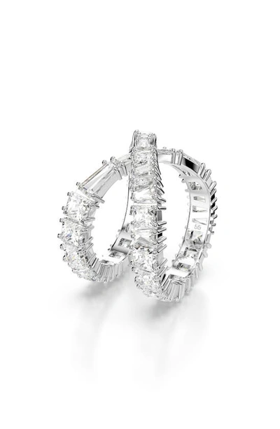 Swarovski Hyperbola Infinity Ring In White Gold