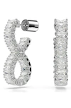 Swarovski Women's Idyllia Goldtone & Crystal Shell Stud Earrings In Silver