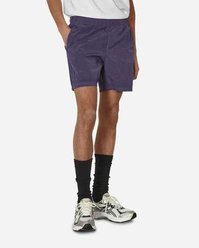 Stone Island Nylon Metal Swim Shorts Lavender In Purple