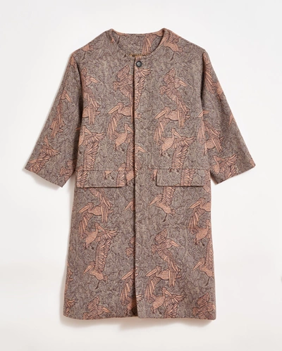 BILLY REID PELICAN JACQUARD COAT