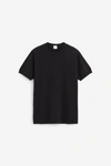 Aspesi Dark Blue Cotton T-shirt In Black