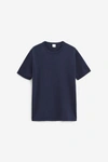 Aspesi Dark Blue Cotton T-shirt In Blue