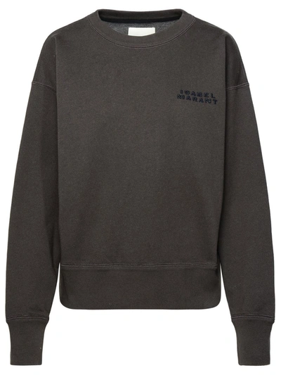 Isabel Marant Shad Logo Sweatshirt In Grey