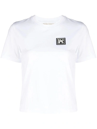 Palm Angels 'pa Ski Club' White Cotton T-shirt