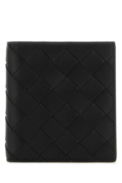 Bottega Veneta Card Holder With Money Clip In Black