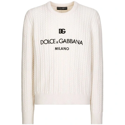 Dolce & Gabbana Sweater  Men Color White