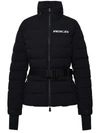 MONCLER MONCLER GRENOBLE BETTEX BLACK TECHNICAL POPLIN DOWN JACKET