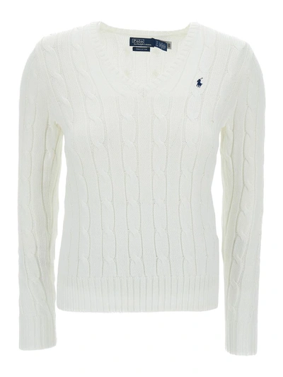 Polo Ralph Lauren Kimberly Long Sleeve Pullover In White