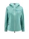 Moncler Valles Hooded Gore-tex Paclite® Jacket In Green