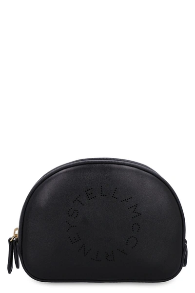 Stella Mccartney Stella Logo Wash Bag In Black