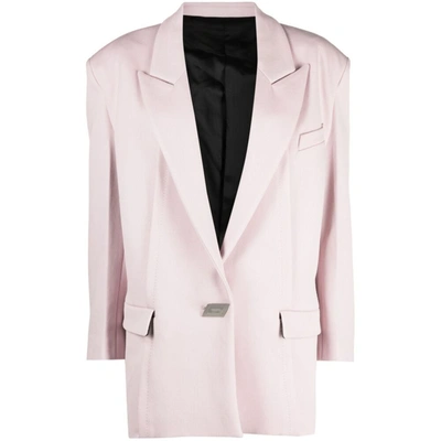 Attico The  Oversize Blazer In Pink