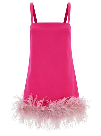 Pinko Trebbiano Abito Crepe In Pink