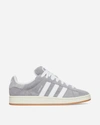 Adidas Originals Grey/light Kids' Campus 00s Brand-stripe Low-top Suede Trainers In Multicolor