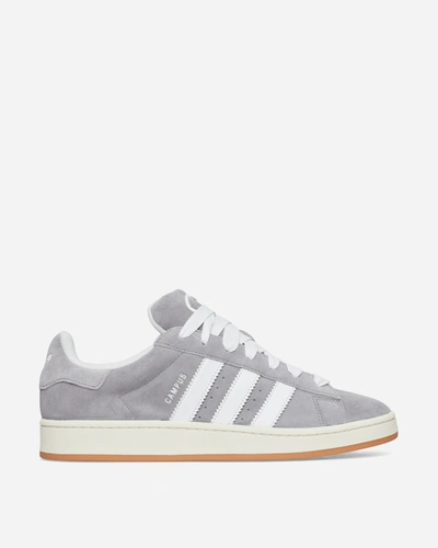 Adidas Originals Grey/light Kids' Campus 00s Brand-stripe Low-top Suede Trainers