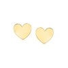 Rs Pure By Ross-simons 14kt Yellow Gold Heart Earrings In Yellow