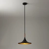 NOVA OF CALIFORNIA LODI PENDANT LIGHT SMALL - MATTE BLACK, WALNUT