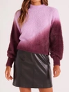 MINKPINK NOLA DIP DYED SWEATER IN LILAC