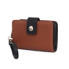 MKF COLLECTION BY MIA K SHIRA COLOR BLOCK VEGAN LEATHER WOMEN'S WALLET WITH WRISTLET BY MIA K
