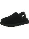 Ugg 40mm Goldenstar Suede Clogs In Black