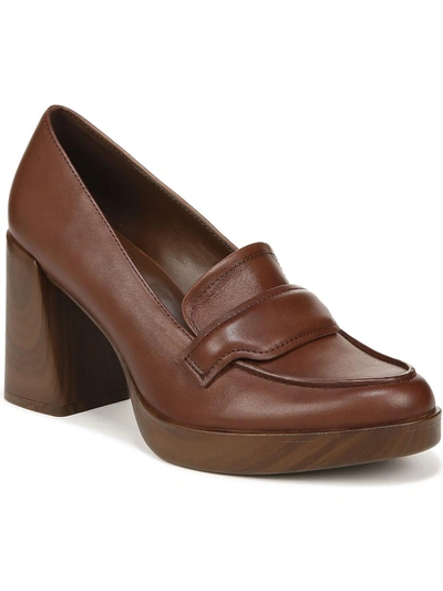 Naturalizer Amble Womens Slip-on Loafers In Brown