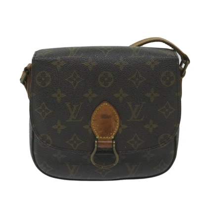 Pre-owned Louis Vuitton Saint Cloud Canvas Shoulder Bag () In Brown