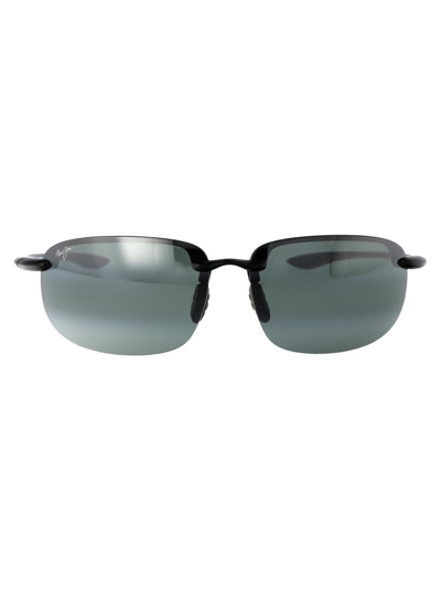 Maui Jim Ho'okipa Xlarge Polarized Sunglasses In Grey