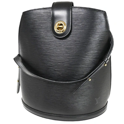 Pre-owned Louis Vuitton Cluny Leather Shoulder Bag () In Black