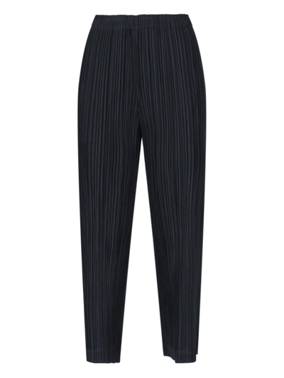 ISSEY MIYAKE PLEATS PLEASE ISSEY MIYAKE ELASTICATED WAISTBAND TROUSERS