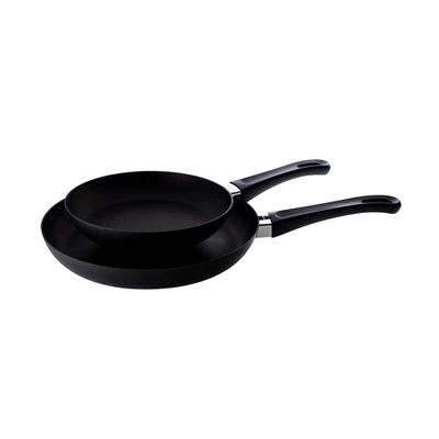 Scanpan Classic 2 Piece Fry Pan Set, 10.25" & 12.5", Nonstick In Black