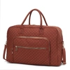 Mkf Collection By Mia K Jayla Solid Quilted Cotton Women's Duffle Bag By Mia K In Brown