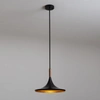 NOVA OF CALIFORNIA LODI PENDANT LIGHT LARGE - MATTE BLACK, WALNUT