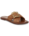 Sam Edelman Gracyn Slide Sandal In Cuoio Brown