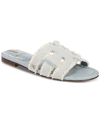 Sam Edelman Bay Fray Slide Sandal In Robin Egg Blue