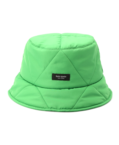 Kate Spade Women's Sam Quilted Bucket Hat In  Green
