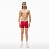ALEXANDER WANG BOXER BRIEF IN RIBBED JERSEY