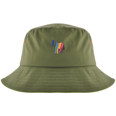 Paul Smith Broad Zebra Bucket Hat Green